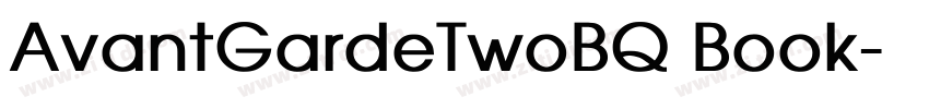 AvantGardeTwoBQ Book字体转换